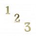 4 inch  Heavy Duty  Solid Brass House Number